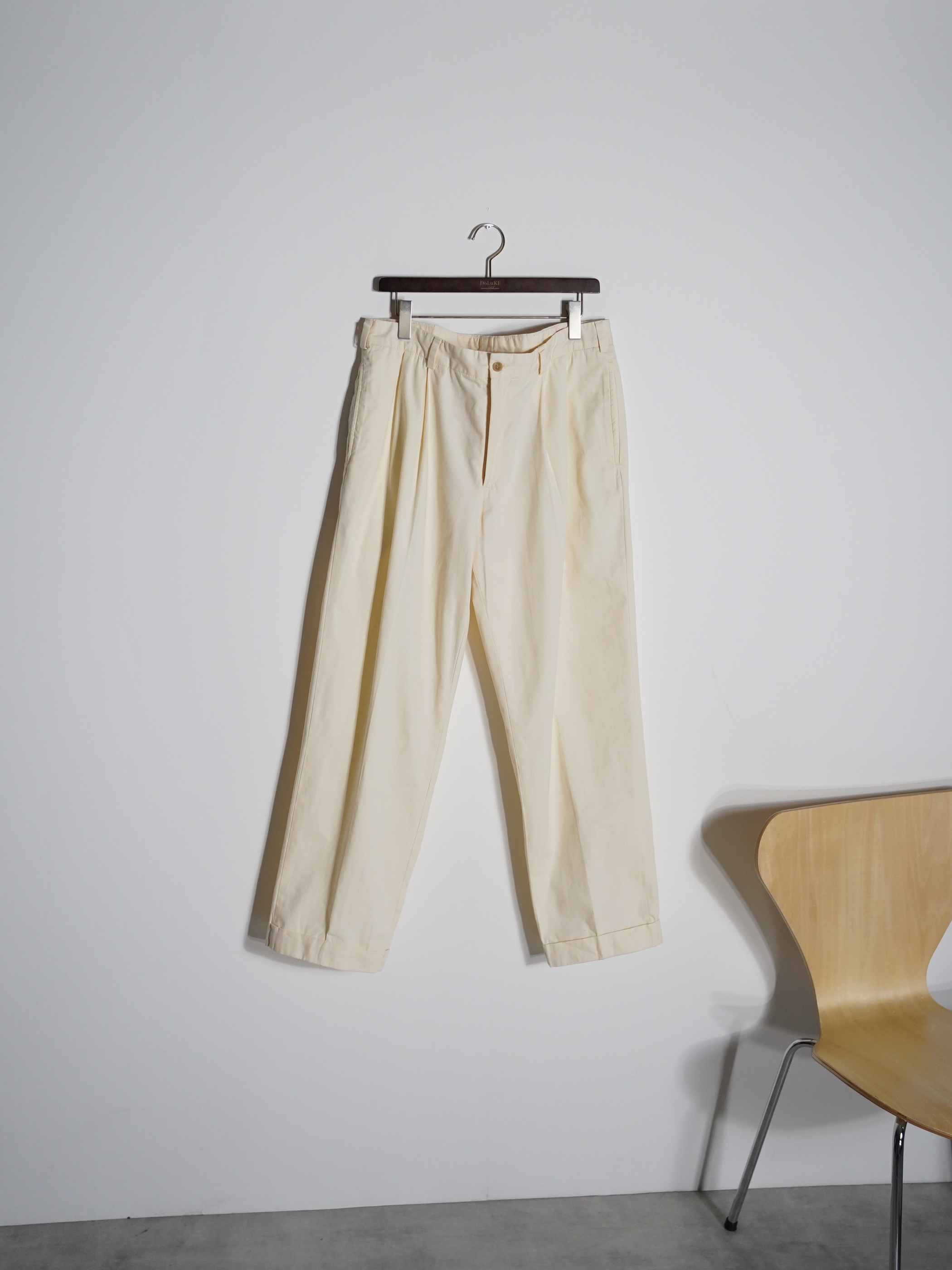 1990's BILLS KHAKIS 2tuck Cotton pants / Made in USA