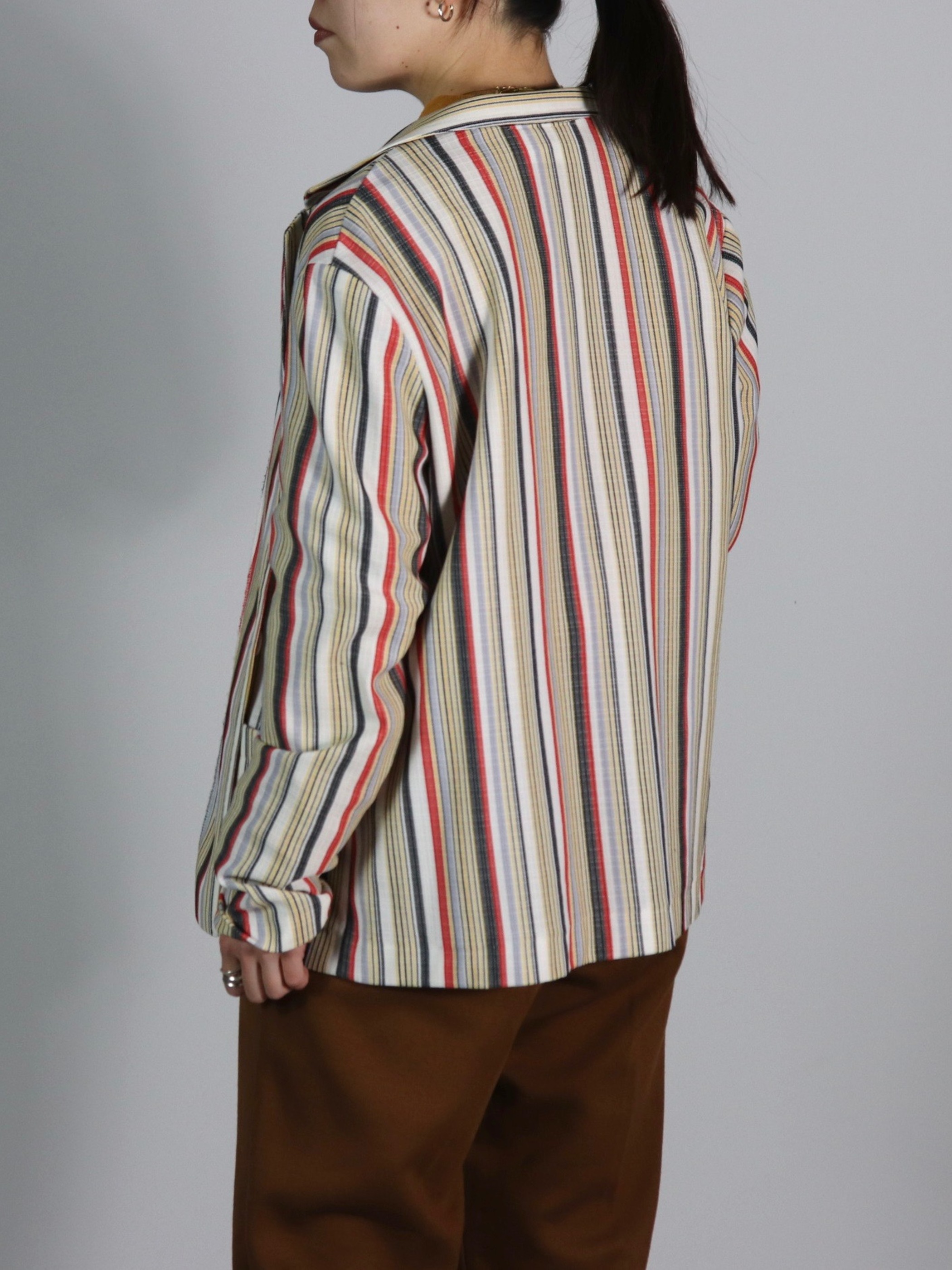 mulch stripe tailored jacket