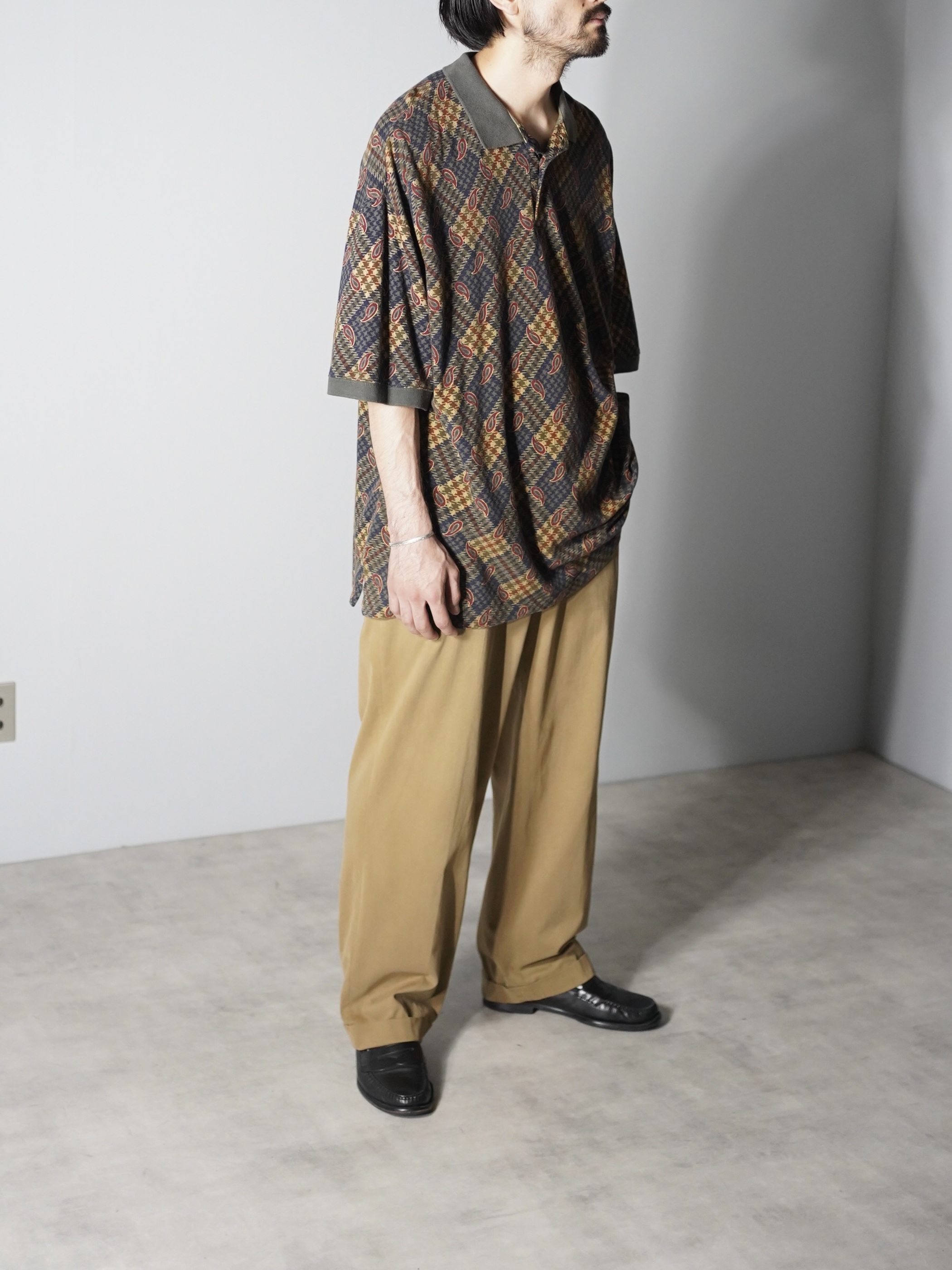 New River Pattern print polo shirt