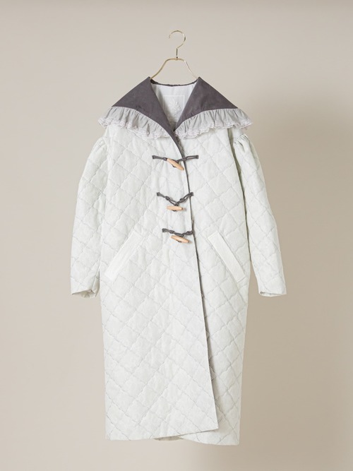 crooked quilting lace coat