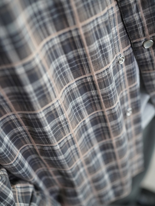 1990's Calvin Klein Cotton Elastane L/S check shirt