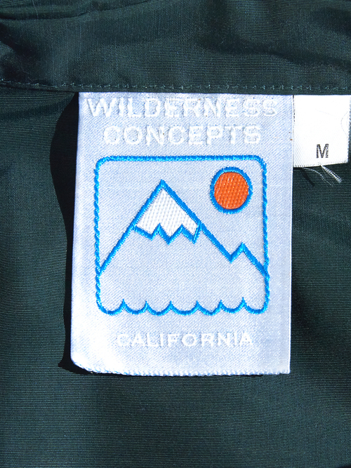 1970s "WILDERNESS CONCEPTS" 2tone gore-tex shirt -GREEN-