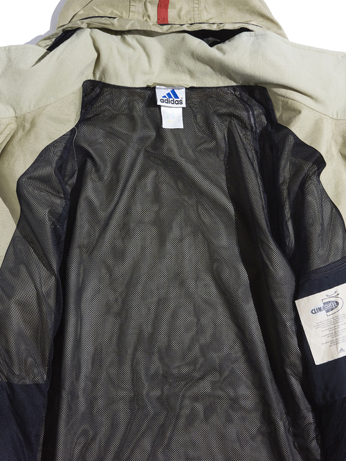 1990s "adidas"  CLIMA SHELL storm jacket -BEIGE-