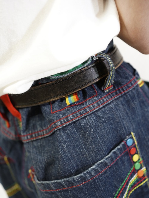 1990-00's Members Property Wide baggy Denim pants