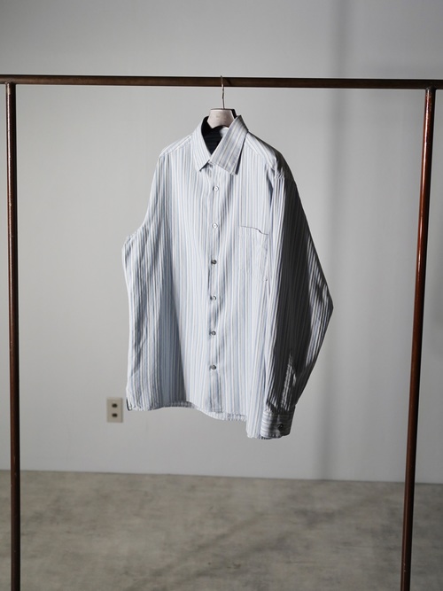 Ermenegildo Zegna Cotton 隠しB.D. dress shirt / Made in Italy