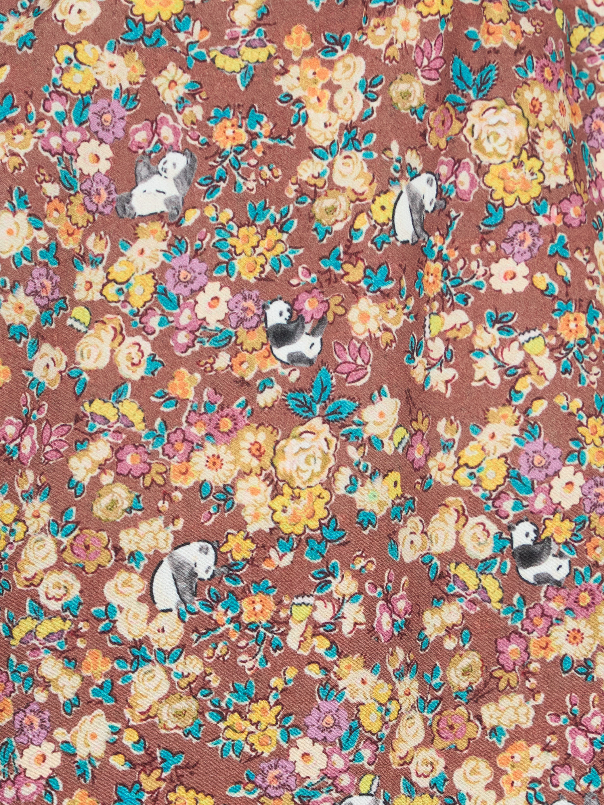 【受注商品】2way wrap skirt・PURPLE×BROWN