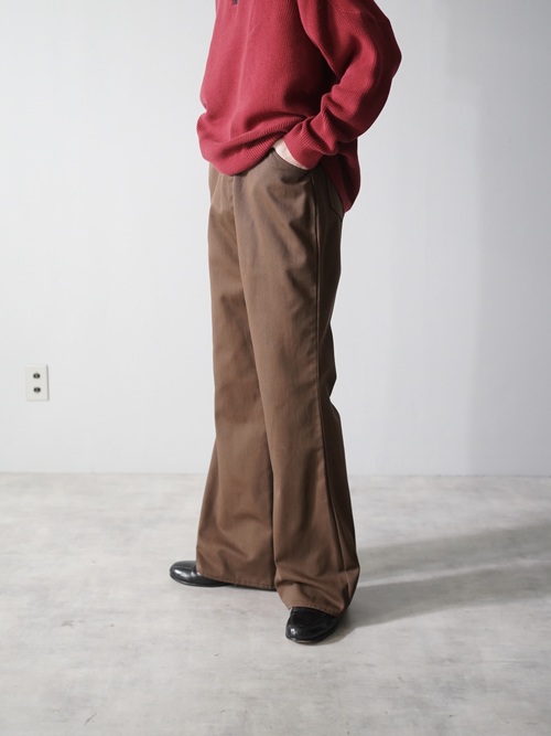 1970's BIG YANK Cotton twill flare pants