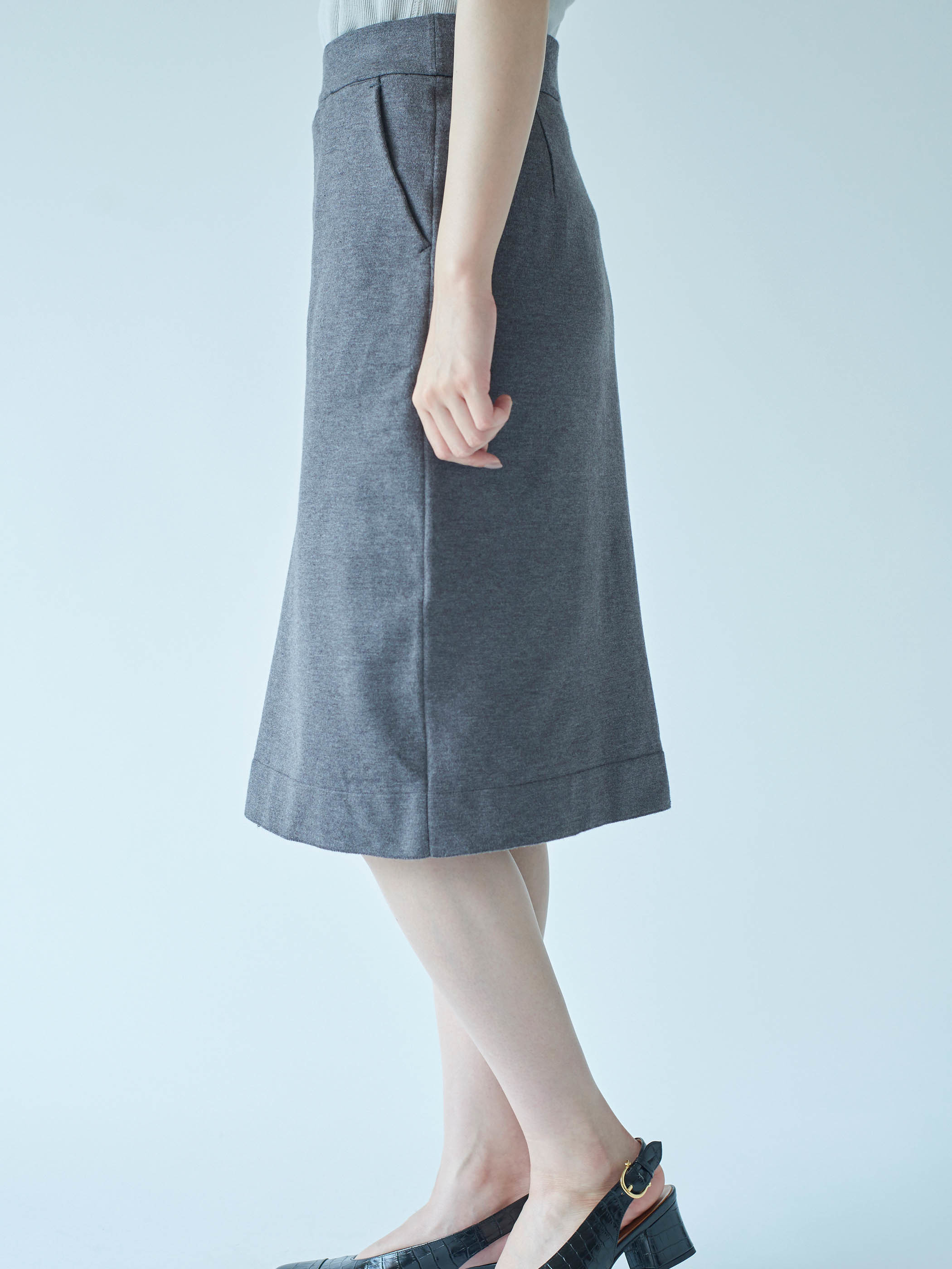 Work Wear collection Women's Tight Skirt Gray (タイトスカート・グレー)