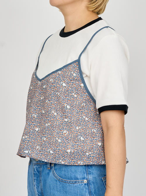 【受注商品】panda printed camisole・GRAY