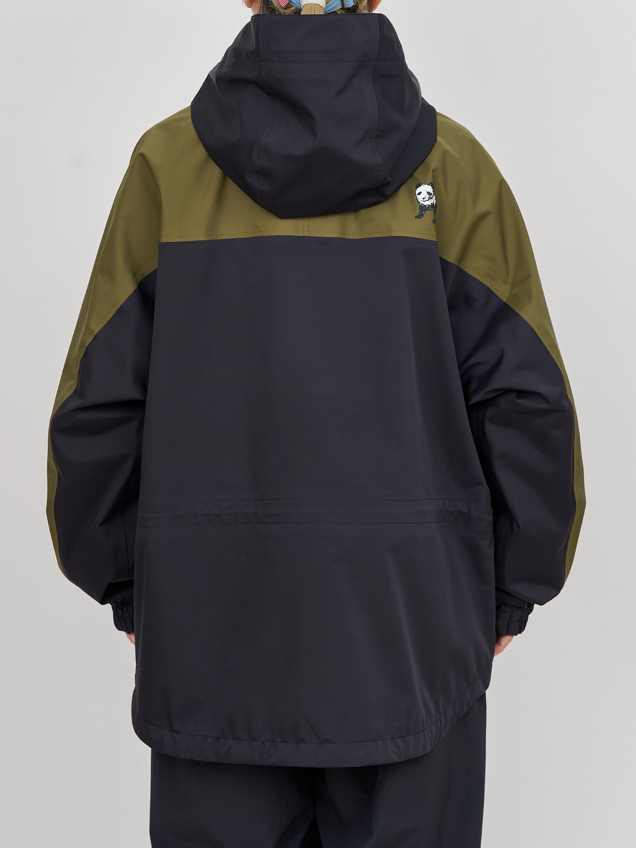 【受注商品】two-tone mountain parka・BLACK×KHAKI 【受注商品】two-tone mountain parka・BLACK×KHAKI