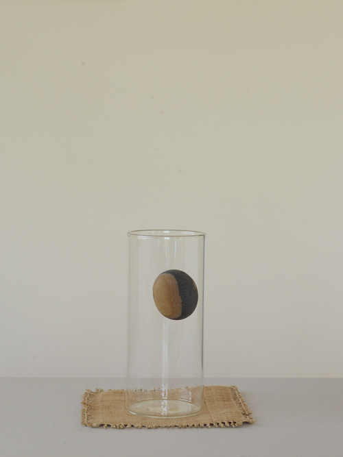 floating stone / 石付きグラス H4