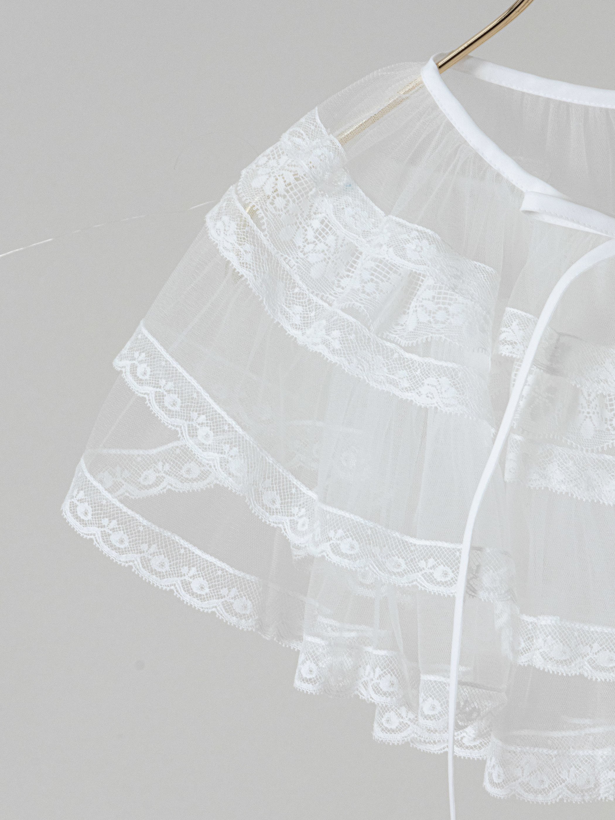 【3月お届け商品】tulle frill collar