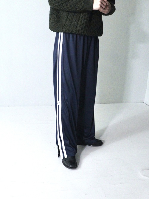 00's NIKE Side line&logo jersey track pants