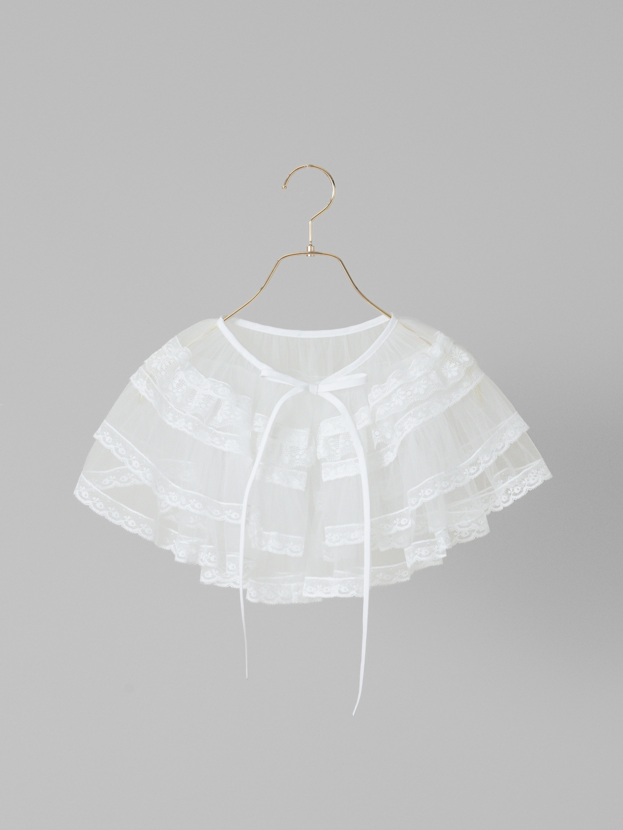 【3月お届け商品】tulle frill collar