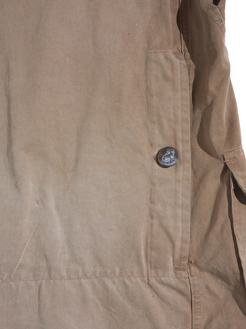 1940s "unknown" duck hunting jacket -BROWN-