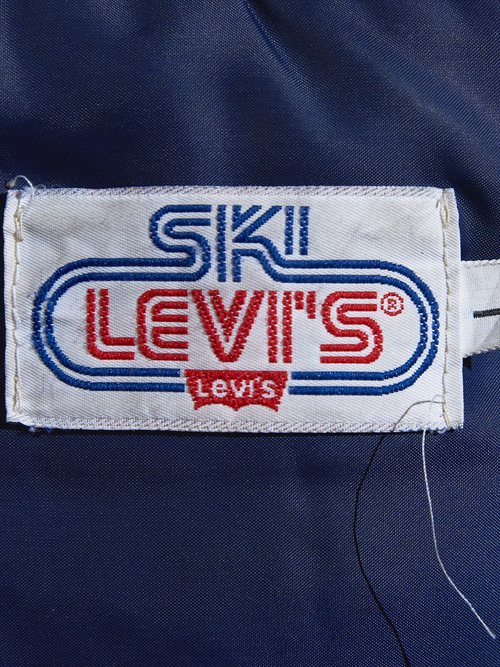 1970s "SKI LEVI'S" denim ski vest -INDIGO-