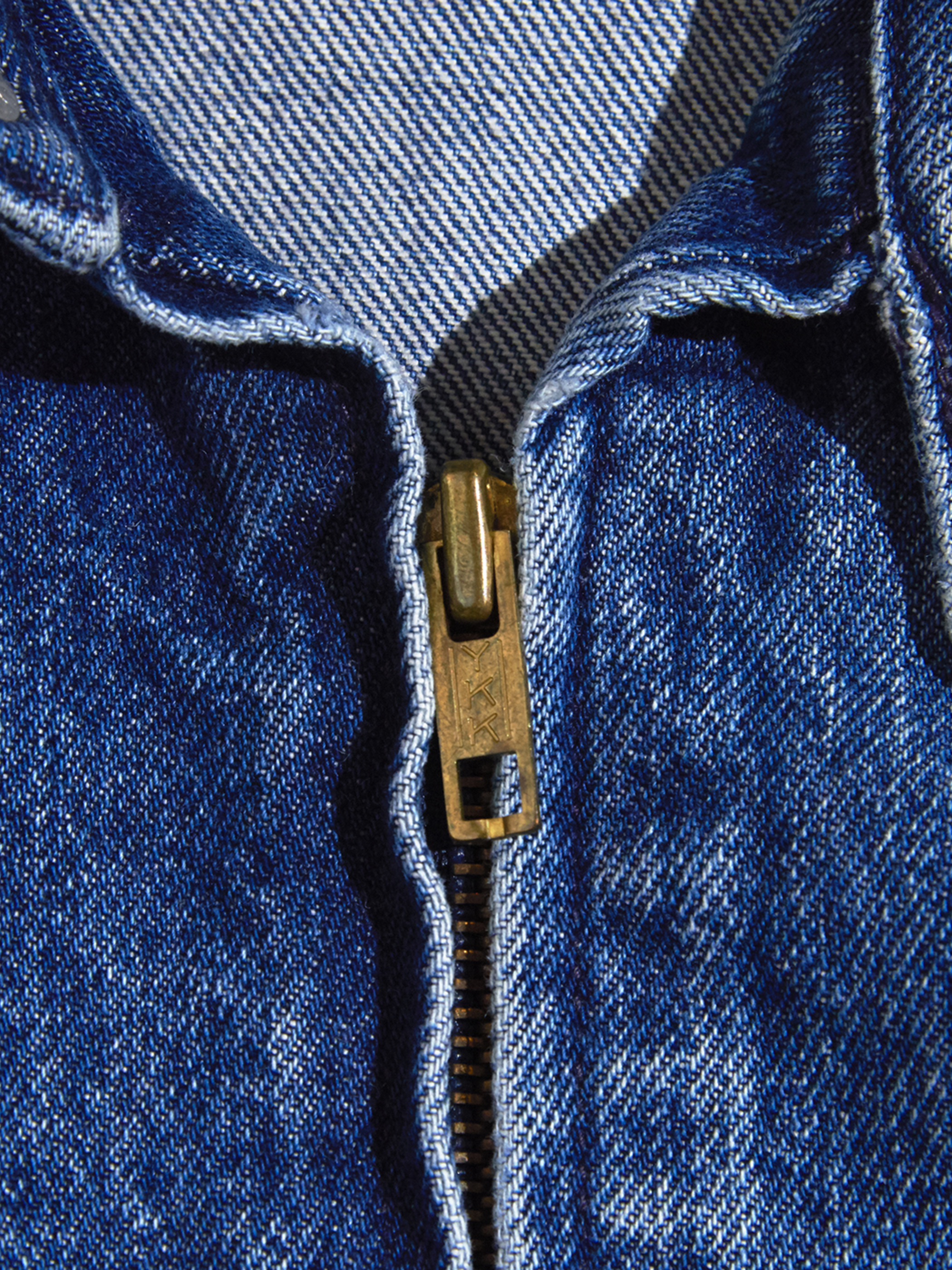 1980s "Polo by Ralph Lauren" denim drizzler jacket -INDIGO-