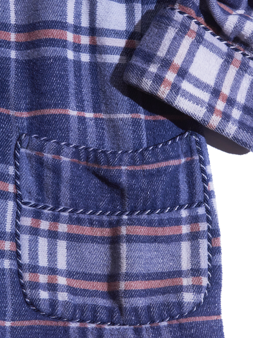 1940s "BRENT" Beacon blanket gown -PURPLE-