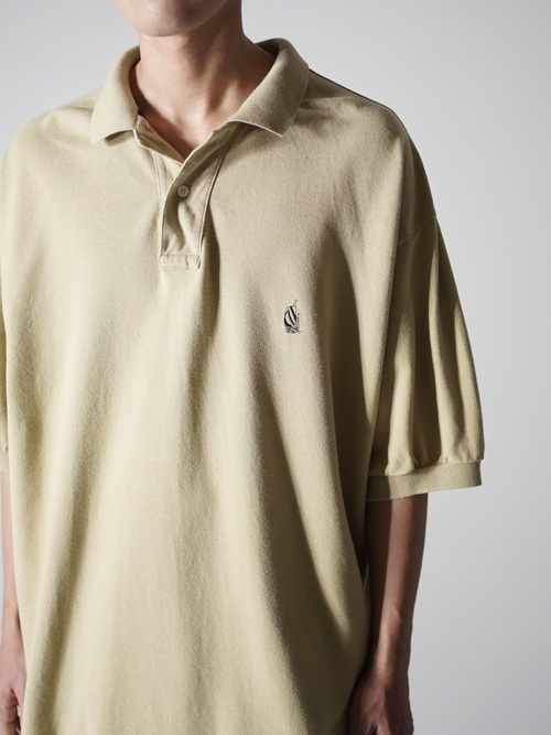 1990's nautica 1point polo shirt / Made in Hong Kong