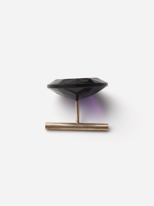 Herman Hermsen / Glass ring purple