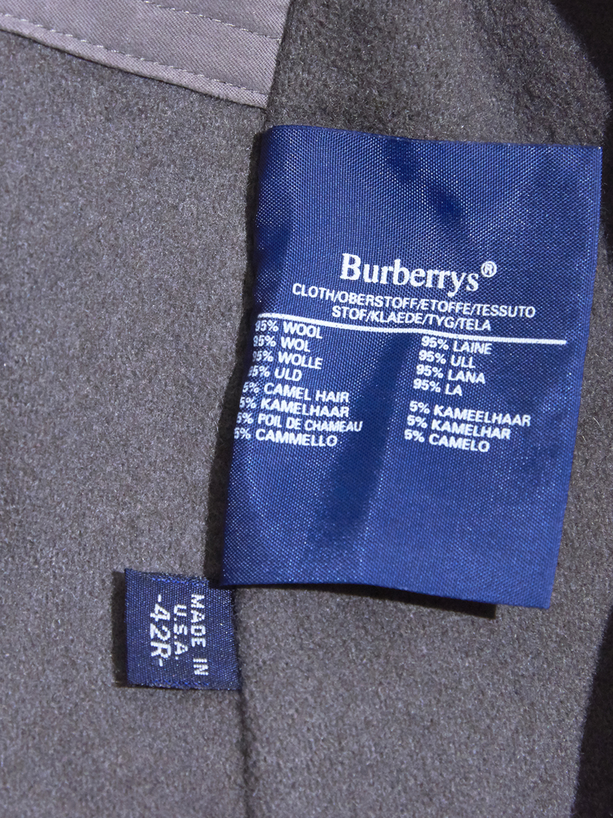 1990s "Burberrys" peach skin trench coat -GREYGE-