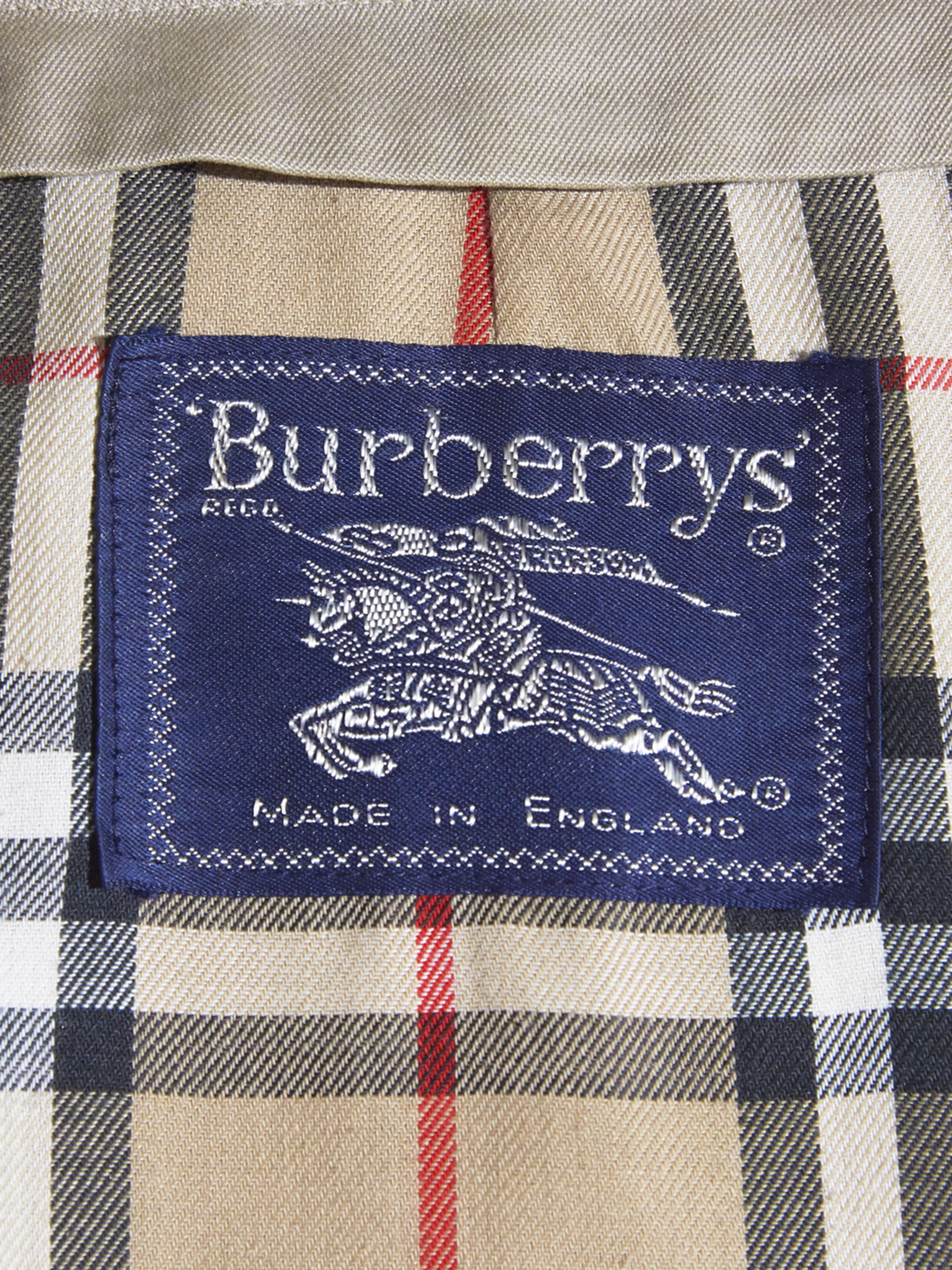 1990s "Burberrys" bal collar coat -BEIGE-