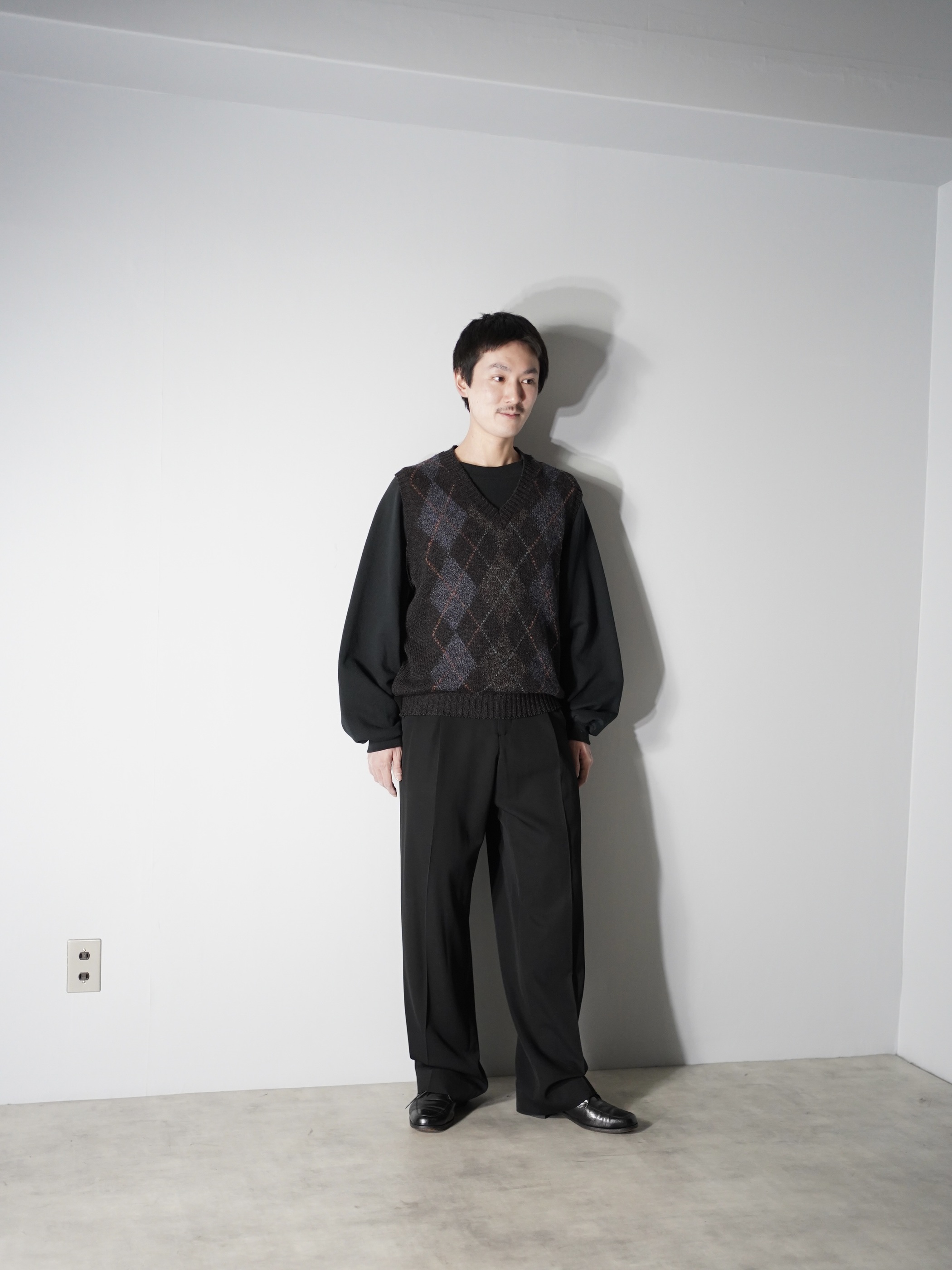 1980-90's WOODWARD Argile knit vest