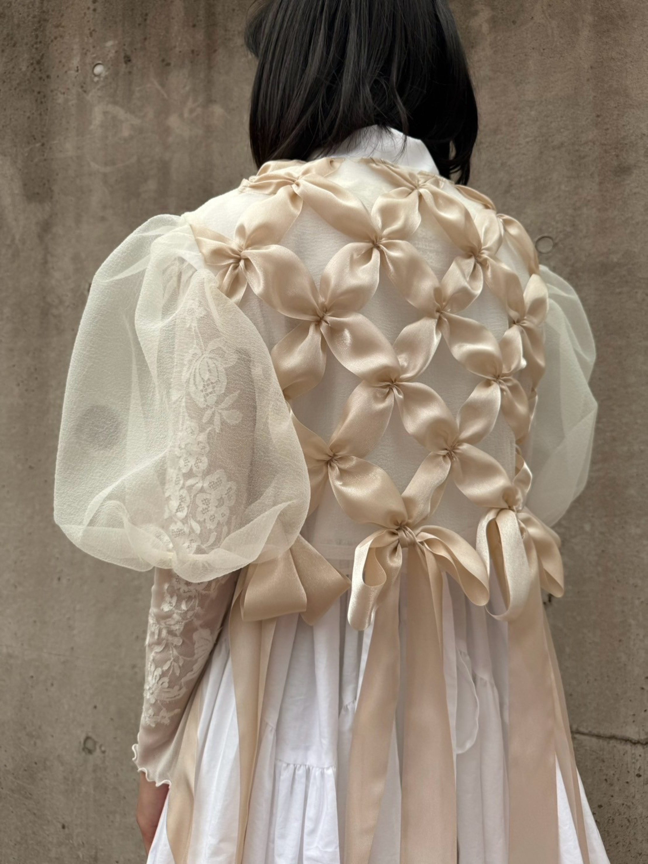トップス Ribbon Bolero Blouse セール】Ribbon Bolero Blouse/リボンボレロブラウス【MAISON