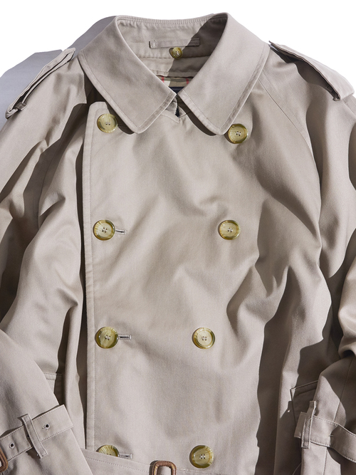 1990s "Burberrys" trench coat -BEIGE-