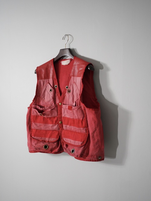 1980's ~ Cotton twill work vest / Made in CANADA