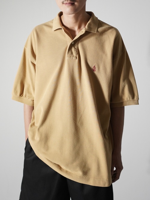 1990's nautica 1point polo shirt / Made in Hong Kong