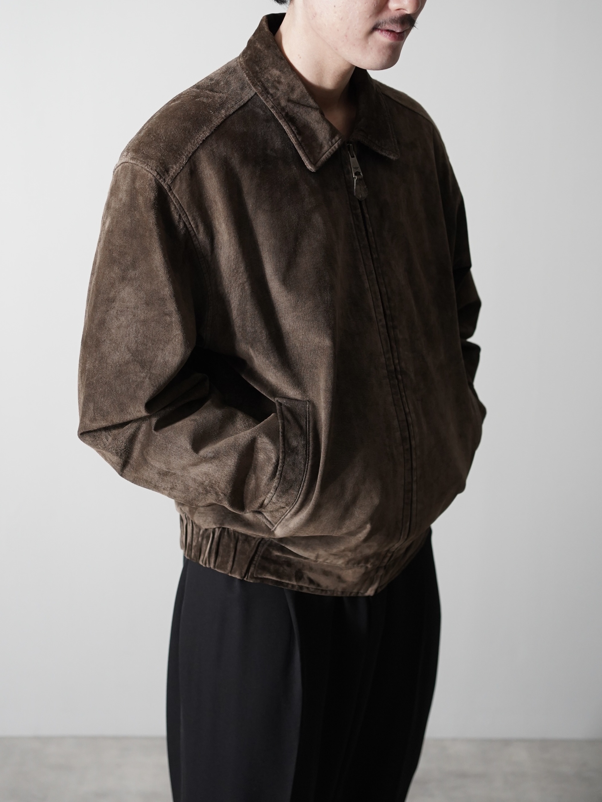 DOCKERS Suède leather blouson