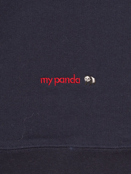 【受注商品】half zip sweat shirt・NAVY