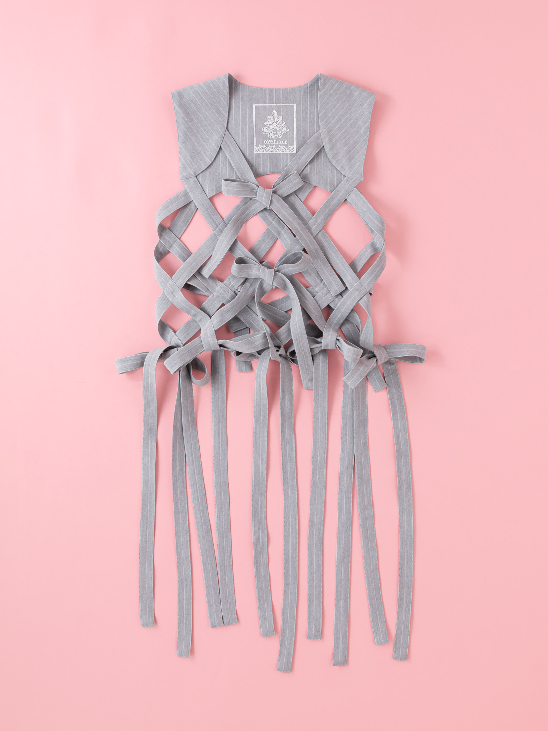 【3月お届け商品】striped ribbon vest