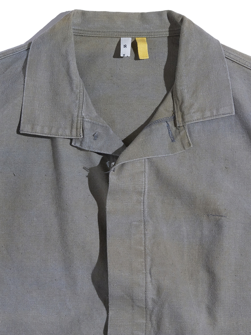 1980s "unknown" back painted work jacket -GREY-