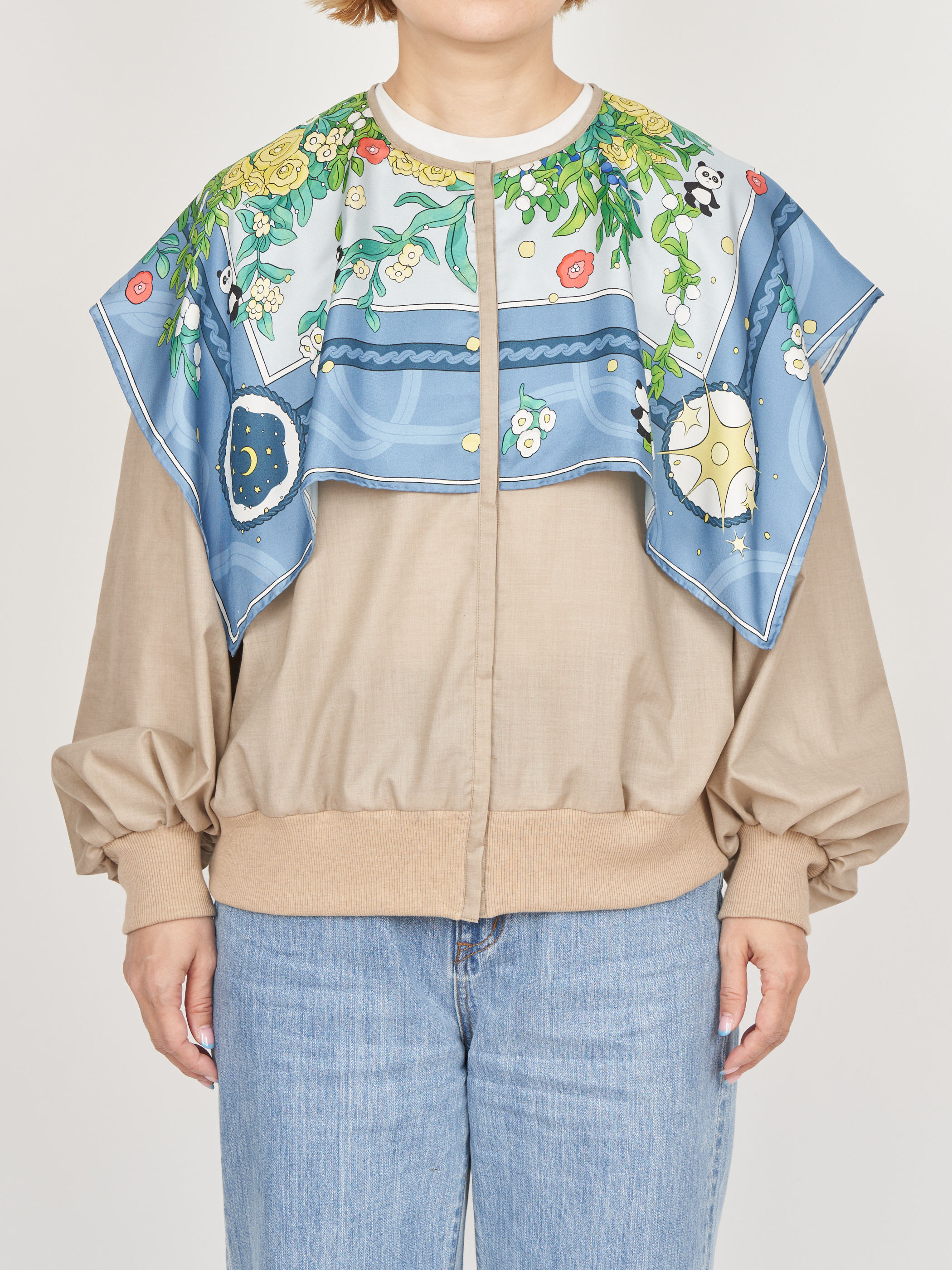 【受注商品】scarf blouson・COLORFUL