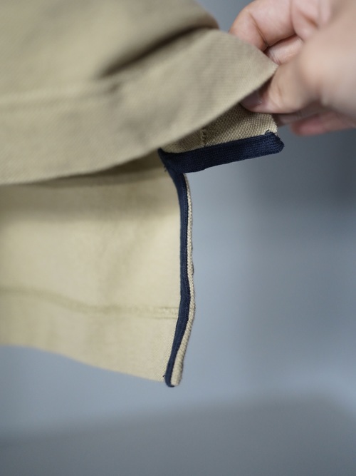 1990's nautica 1point polo shirt / Made in Hong Kong