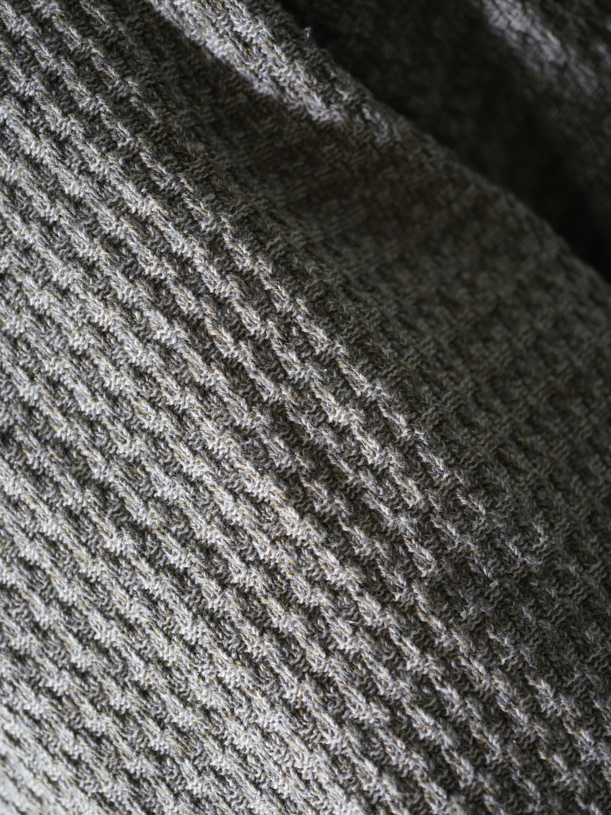 haggar Henry-neck Cotton knit sweater