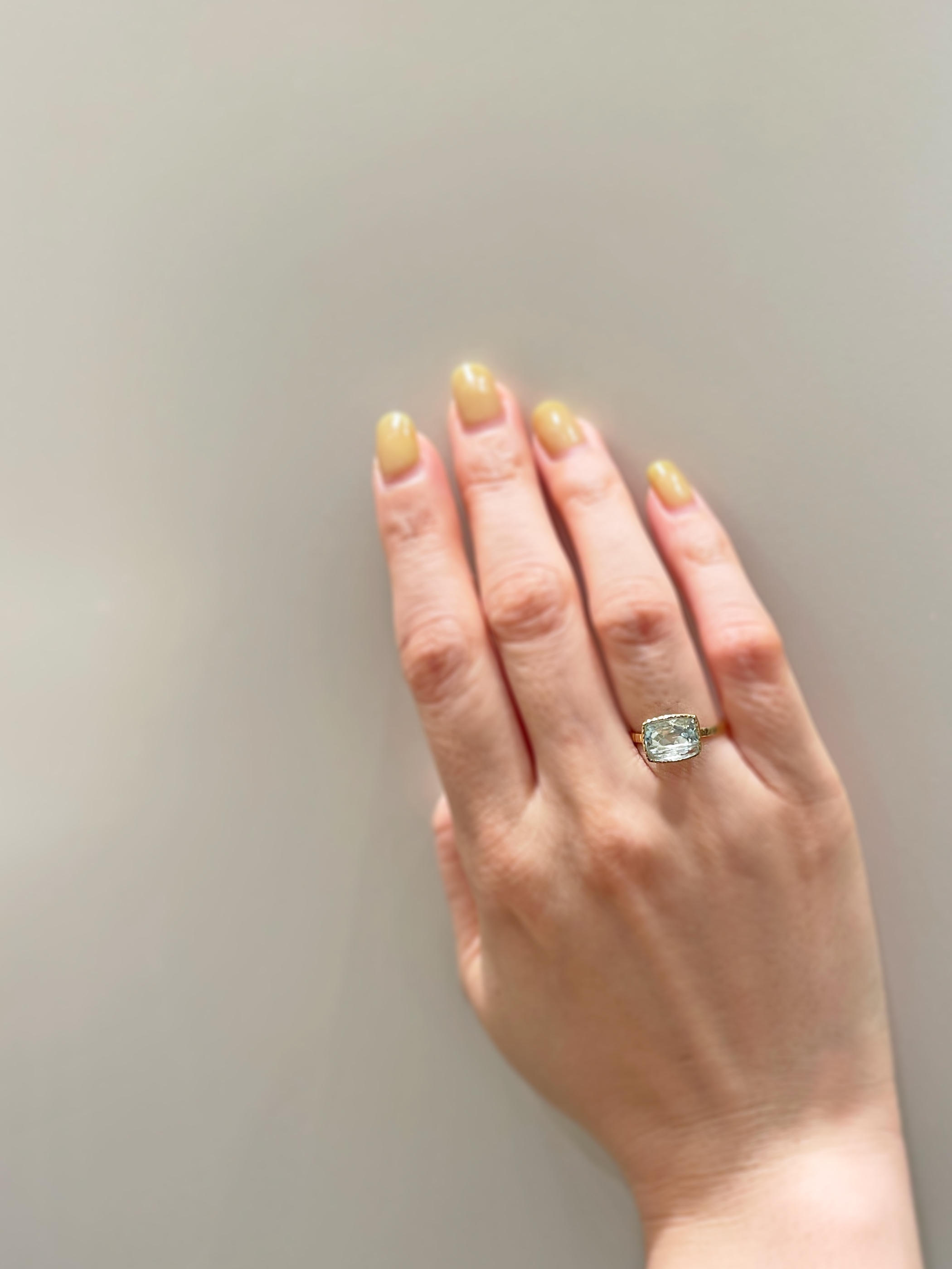 LiniE Official Site | AQUAMARINE INCLUSION RING