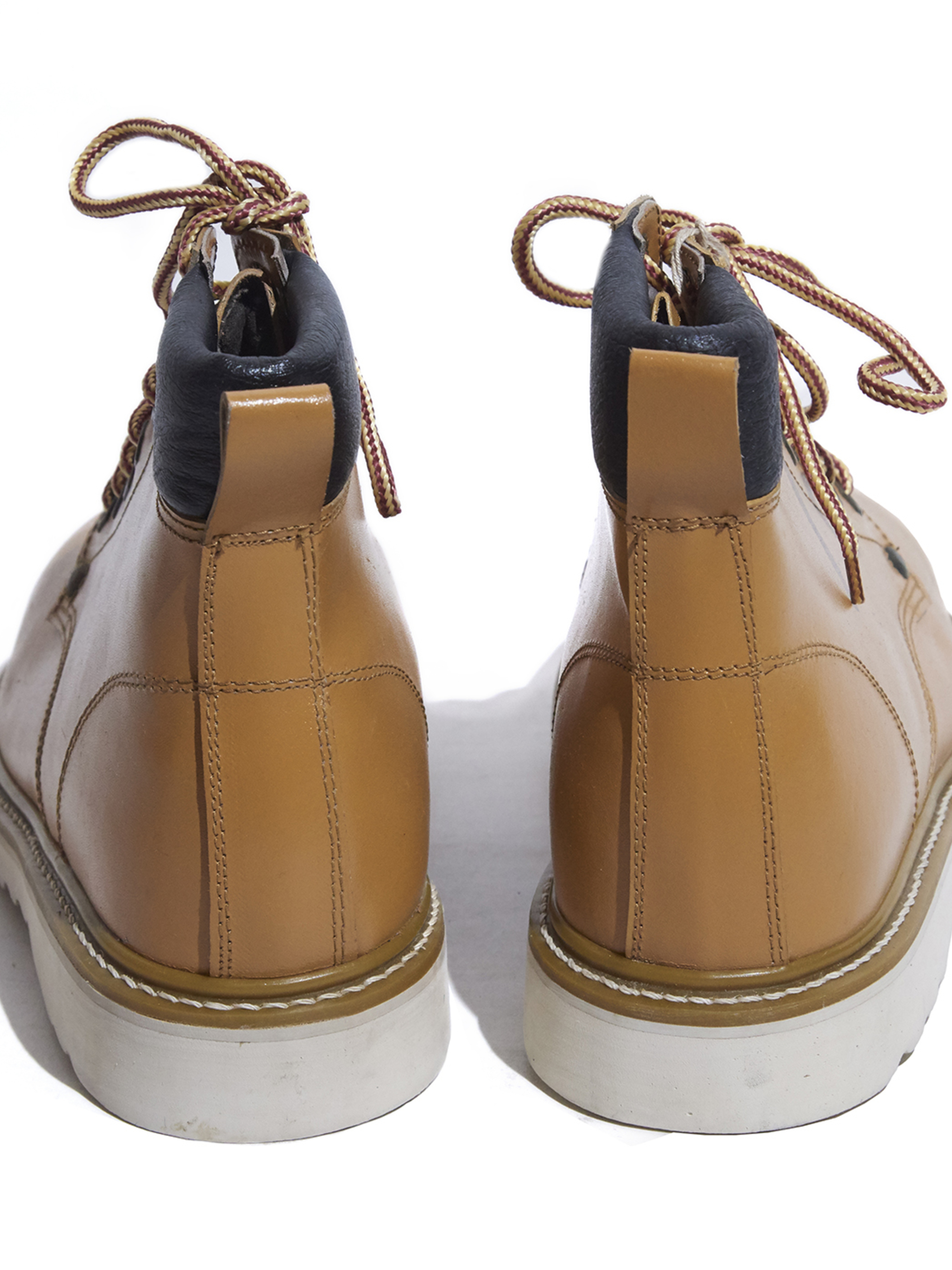 1990s "MACHOMAN" leather work boots -CAMEL- <SALE¥12000→¥9600>