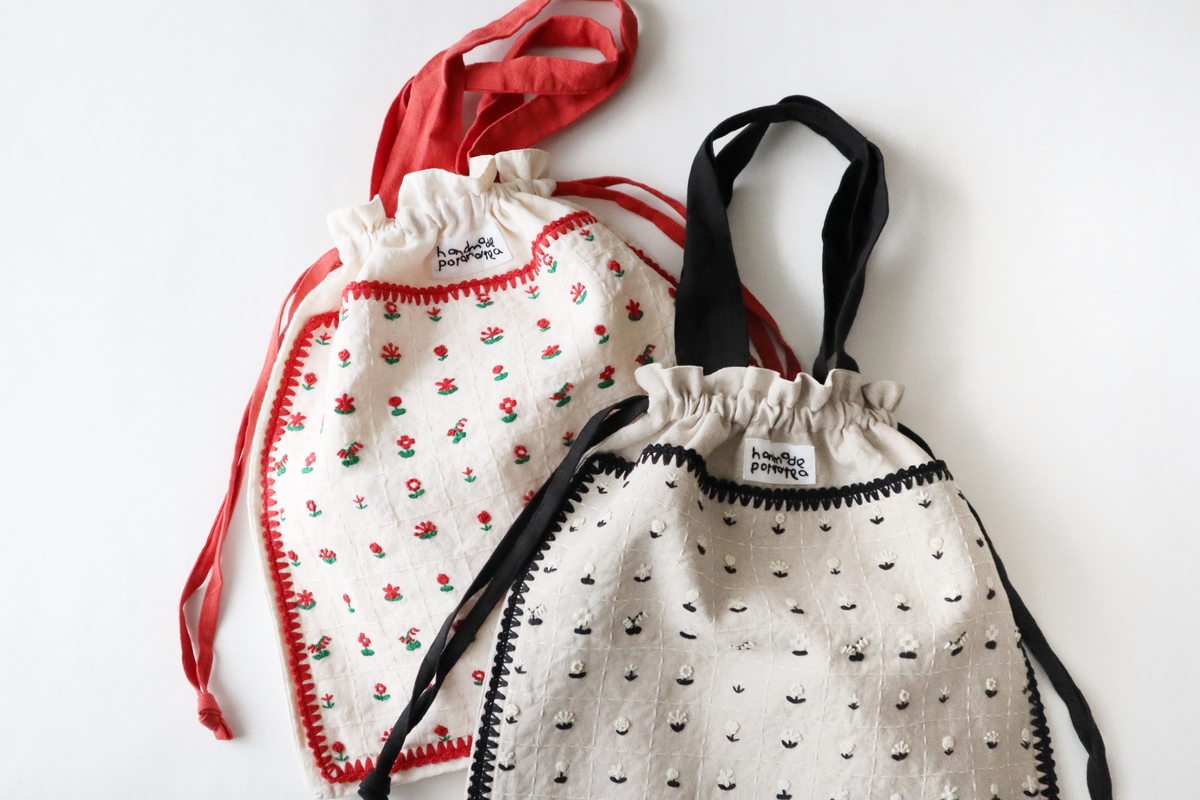 pot and tea ハンドステッチブラウス pot and tea | blouses