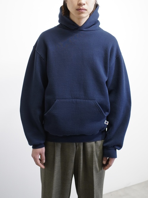 1990's RUSSELL ATHLETIC Plain sweat parka/Made in USA