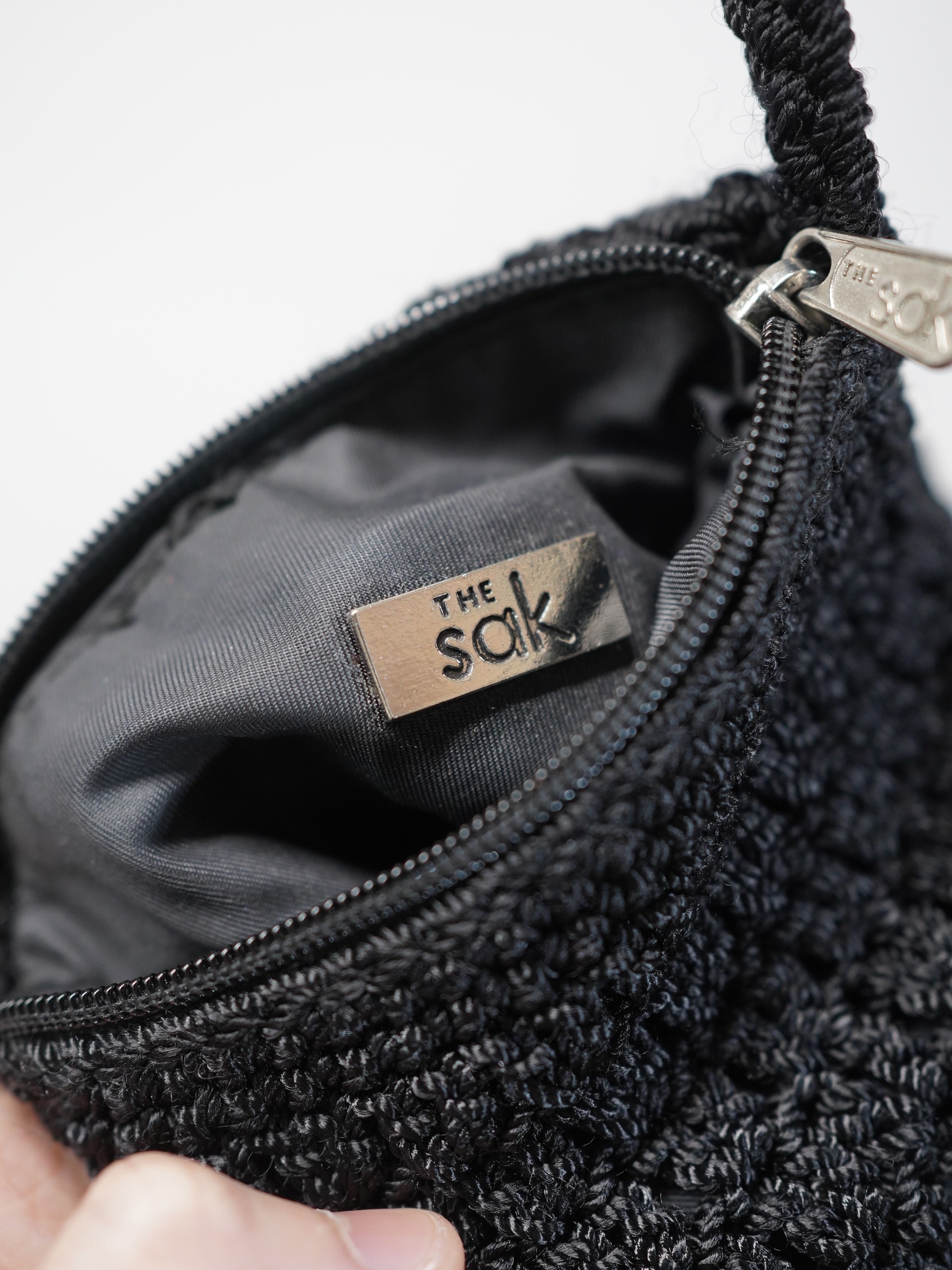 THE sak crochet pouch
