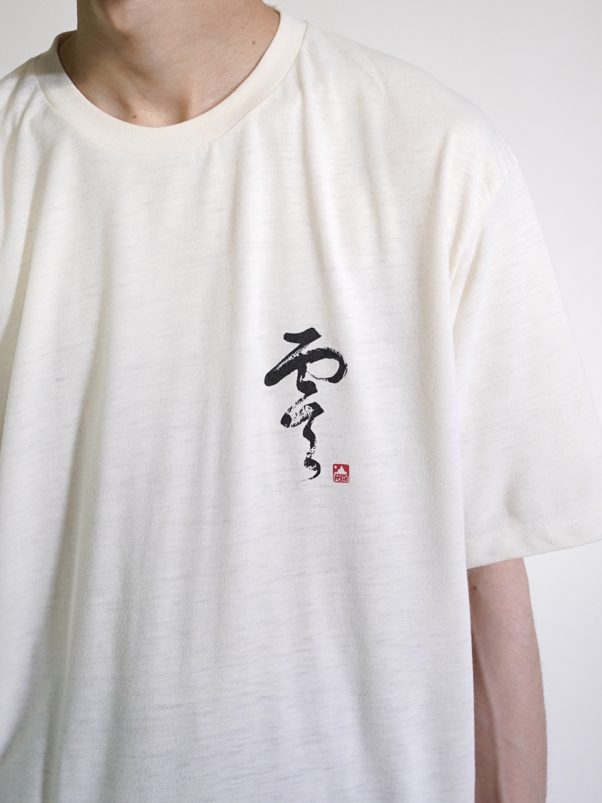 1990's Mont-bell 両面漢字 print S/S Tee/Made in JAPAN