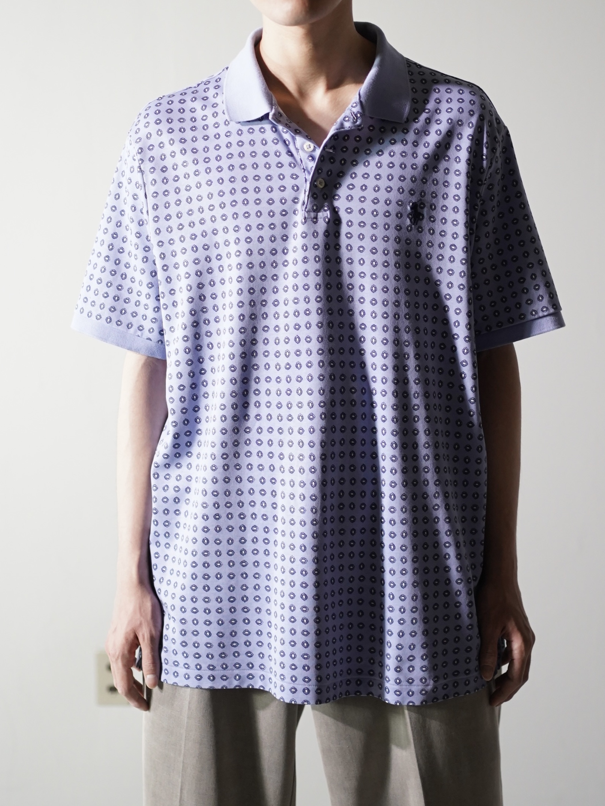 POLO RALPH LAUREN Smooth cotton flower pattern Logo polo shirts