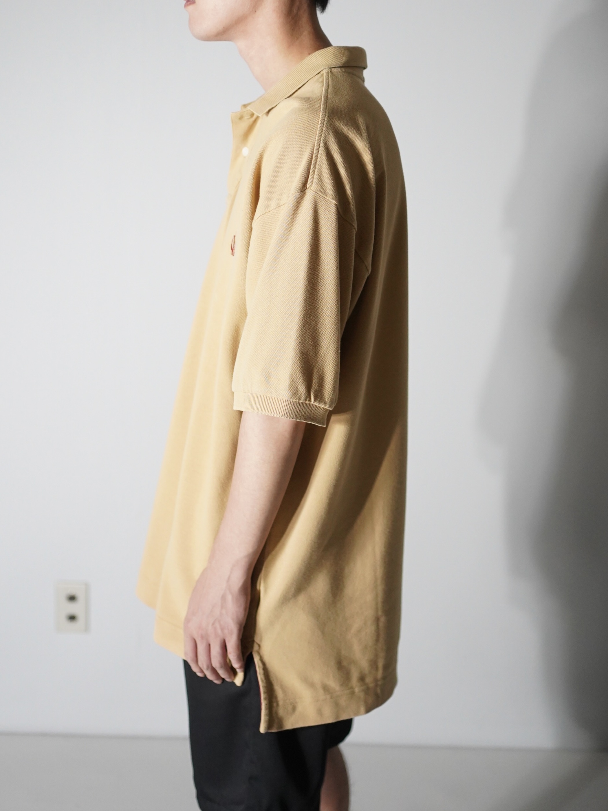 1990's nautica 1point polo shirt / Made in Hong Kong