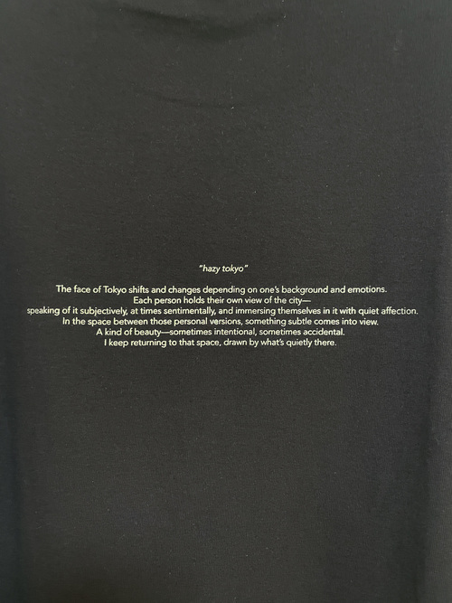 "hazy tokyo" concept photo L/S T-shirt