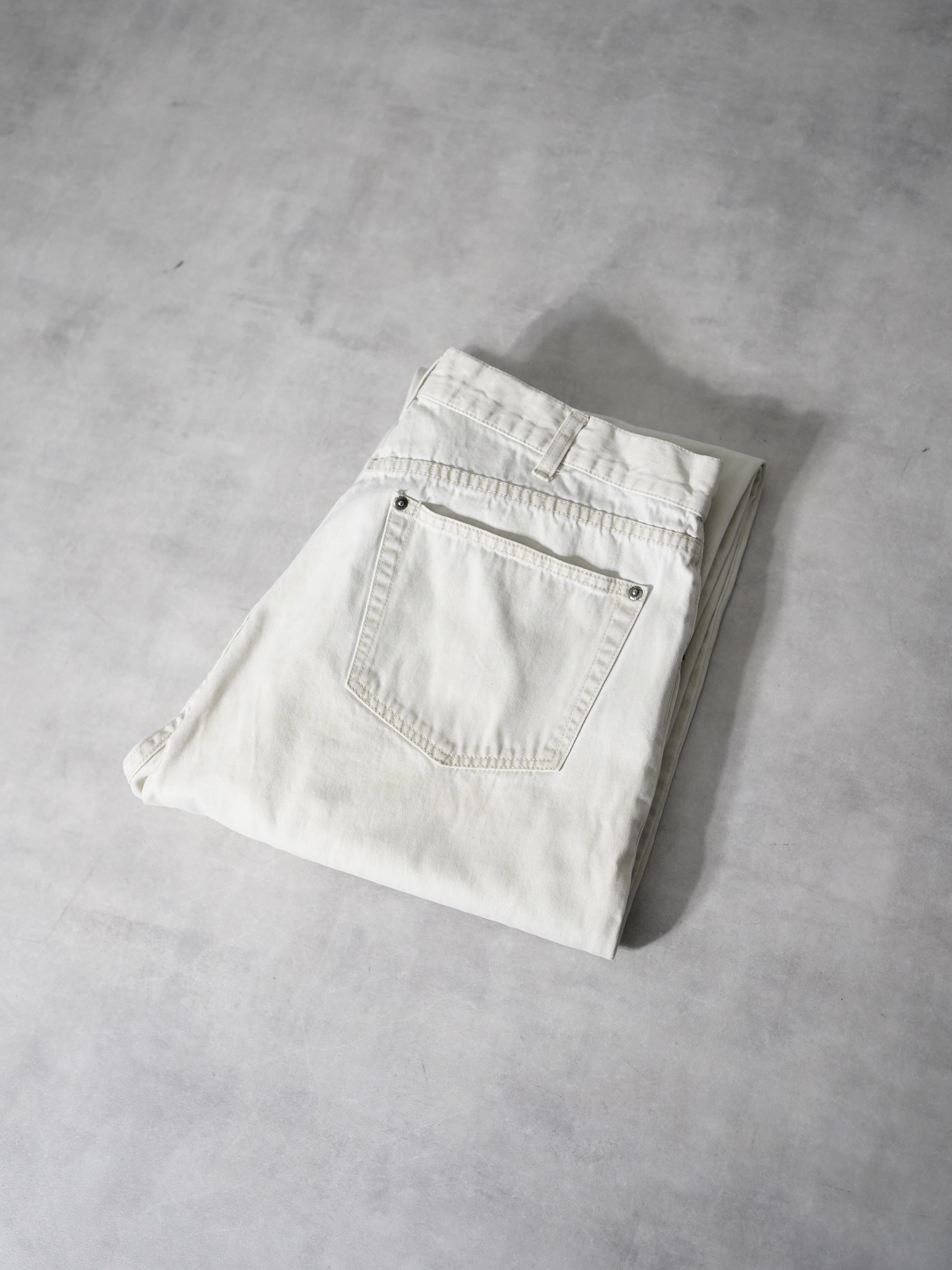 1980~90's GAP 501 motif cotton twill straight pants/Made in Hong Kong