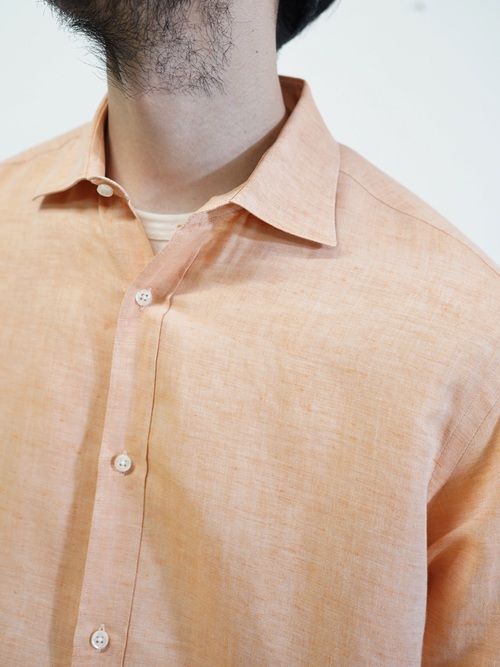 Saks Fifth Avenue Linen cotton Dress shirt / Made in Turkey