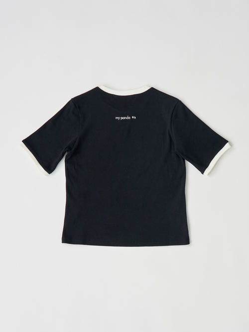 【受注商品】ringer t-shirt・BLACK